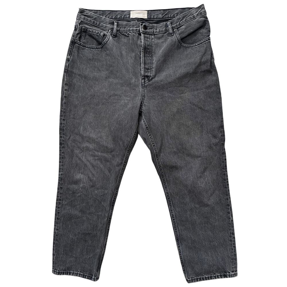 Everlane The 90s Cheeky Crop Jean in Washed Black Size 33